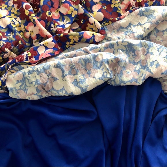 Ava & Viv Floral Dress w/Cold Shoulder [Sz: 2X] - Picture 7 of 8